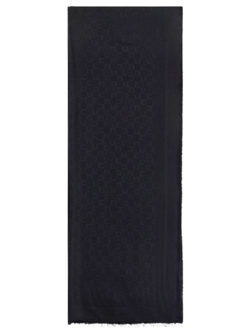 Sciarpa nera in viscosa Elisabetta Franchi | SC11F56E2110